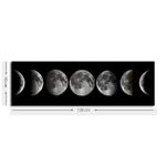 Casa si Gradina - Decoratiuni - Tablouri - Tablou decorativ pe panza, Wallxpert, multicolor, 50x120 cm, 100% panza, rama lemn, 451ERN1674 - Infinity.ro
