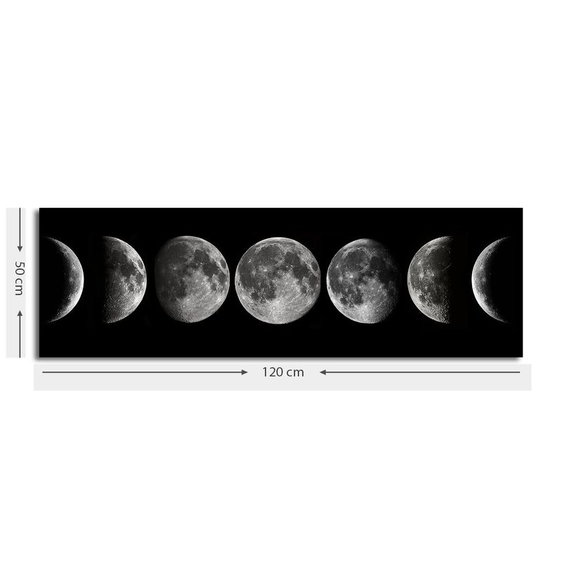 Casa si Gradina - Decoratiuni - Tablouri - Tablou decorativ pe panza, Wallxpert, multicolor, 50x120 cm, 100% panza, rama lemn, 451ERN1674 - Infinity.ro