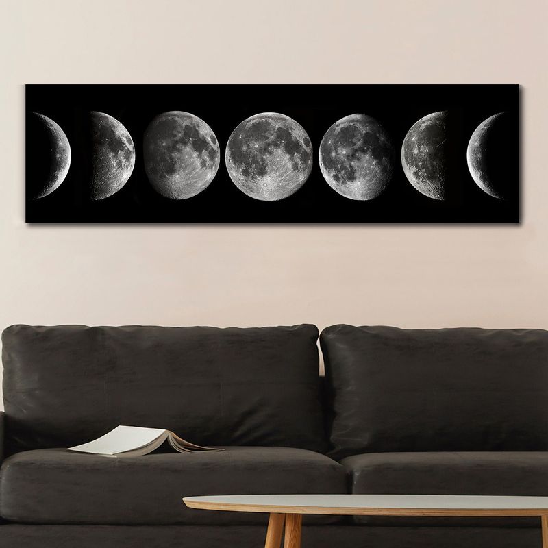 Casa si Gradina - Decoratiuni - Tablouri - Tablou decorativ pe panza, Wallxpert, multicolor, 50x120 cm, 100% panza, rama lemn, 451ERN1674 - Infinity.ro