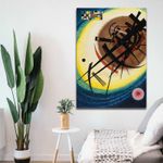 Casa si Gradina - Decoratiuni - Tablouri - Tablou decorativ pe panza, Wallxpert, multicolor, 70x100 cm, 100% panza, rama lemn, 677VSL1166 - Infinity.ro