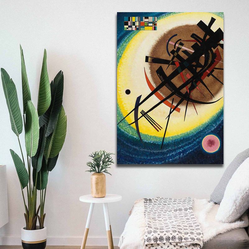 Casa si Gradina - Decoratiuni - Tablouri - Tablou decorativ pe panza, Wallxpert, multicolor, 70x100 cm, 100% panza, rama lemn, 677VSL1166 - Infinity.ro