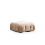 Casa si Gradina - Mobilier - Scaune si fotolii - Tabureti - Taburet, Hanah Home, poliester, crem, 95x95x45 cm, 560ARE1411 - Infinity.ro