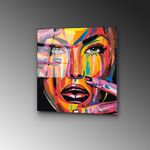 Casa si Gradina - Decoratiuni - Tablouri - Tablou decorativ, Wallxpert, sticla calita, multicolor, 50x50 cm, 123BZM2339 - Infinity.ro