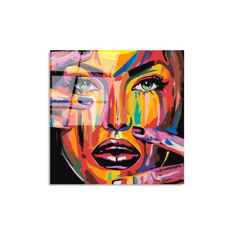 Casa si Gradina - Decoratiuni - Tablouri - Tablou decorativ, Wallxpert, sticla calita, multicolor, 50x50 cm, 123BZM2339 - Infinity.ro