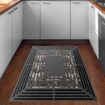 Casa si Gradina - Textile si covoare - Covoare - Covoare casa - Covor, Conceptum Hypnose, antracit, 80x150 cm, 100% poliester, antiderapant, lavabil la masina, 955ANR4483 - Infinity.ro