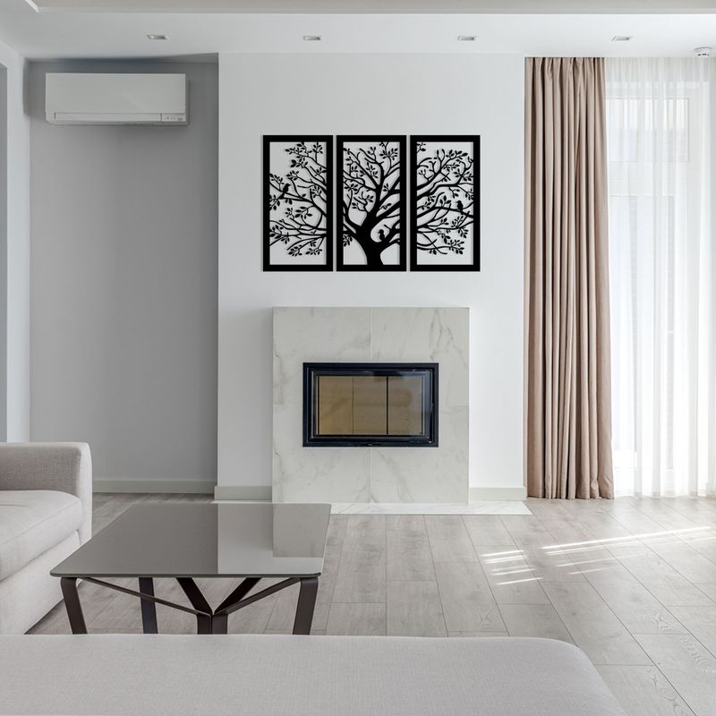 Casa si Gradina - Decoratiuni - Decoratiuni perete - Accesoriu decorativ de perete, Wallxpert, metal, negru, 103x65 cm - Infinity.ro