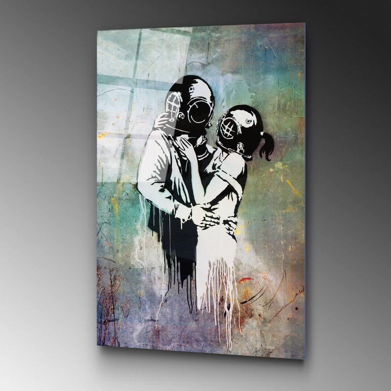 Casa si Gradina - Decoratiuni - Tablouri - Tablou decorativ, Wallxpert, sticla temperata, multicolor, 70x100 cm, 123BZM1126 - Infinity.ro