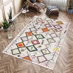 Casa si Gradina - Textile si covoare - Covoare - Covoare casa - Covor pentru hol, Conceptum Hypnose, multicolor, 100x200 cm, 100% poliester, antiderapant, 213HFT1314 - Infinity.ro
