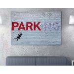 Casa si Gradina - Decoratiuni - Tablouri - Tablou canvas decorativ, Wallxpert, multicolor, 50x70 cm, 50% bumbac 50% poliester, artist Banksy, 966BRS1175 - Infinity.ro