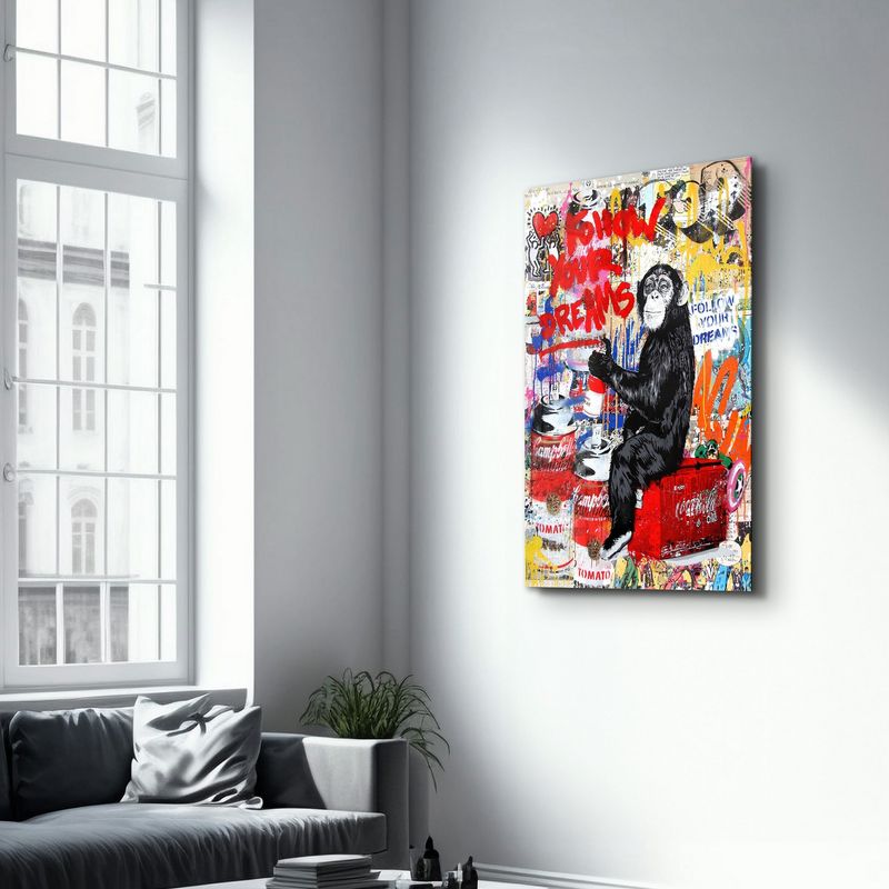 Casa si Gradina - Decoratiuni - Tablouri - Tablou decorativ, Wallxpert, sticla temperata, multicolor, 46x72 cm, 672BRS2536 - Infinity.ro