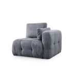 Casa si Gradina - Mobilier - Canapele si coltare - Canapele - Canapea 2 locuri, Atelier Del Sofa, lemn fag si pal, gri, 300x120x65 cm - Infinity.ro