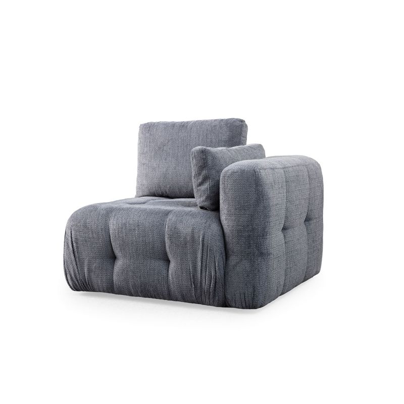Casa si Gradina - Mobilier - Canapele si coltare - Canapele - Canapea 2 locuri, Atelier Del Sofa, lemn fag si pal, gri, 300x120x65 cm - Infinity.ro