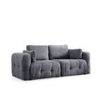 Casa si Gradina - Mobilier - Canapele si coltare - Canapele - Canapea 2 locuri, Atelier Del Sofa, lemn fag si pal, gri, 300x120x65 cm - Infinity.ro