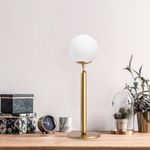 Casa si Gradina - Corpuri si surse de iluminat - Veioze si lampi - Veioze - Veioza, Opviq, metal, vintage, 18x18x52 cm, 942FLG1813 - Infinity.ro