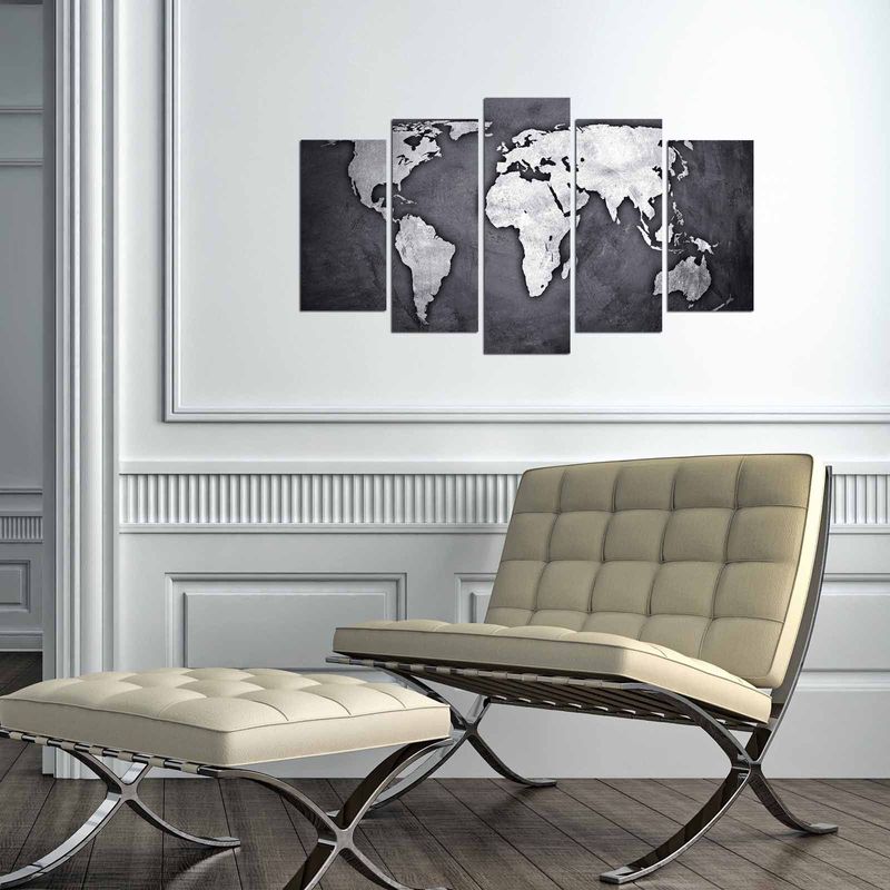 Casa si Gradina - Decoratiuni - Tablouri - Tablou decorativ 5 piese, Wallxpert, mdf, multicolor, 110x60 cm, 223CHR3952 - Infinity.ro