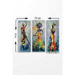 Casa si Gradina - Decoratiuni - Tablouri - Tablou decorativ, Wallxpert, mdf, multicolor, 70x50 cm, set 3 piese, 537MRV5135 - Infinity.ro