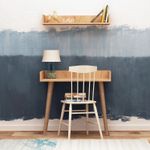 Casa si Gradina - Mobilier - Mese si birouri - Birouri - Birou de studiu, Hanah Home, pal melaminat, stejar, 90x60x84 cm - Infinity.ro