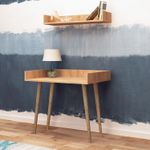 Casa si Gradina - Mobilier - Mese si birouri - Birouri - Birou de studiu, Hanah Home, pal melaminat, stejar, 90x60x84 cm - Infinity.ro