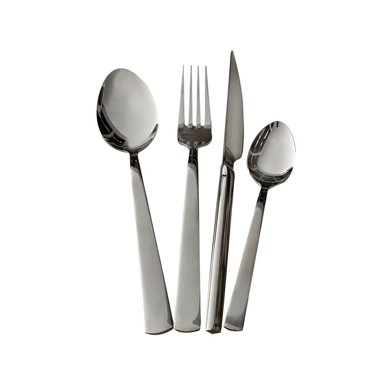 Casa si Gradina - Bucatarie si vesela - Vesela si tacamuri - Tacamuri si seturi - Set tacamuri 24 piese, Hermia, inox, argintiu, 960DYN1704 - Infinity.ro