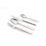 Casa si Gradina - Bucatarie si vesela - Vesela si tacamuri - Tacamuri si seturi - Set tacamuri 24 piese, Hermia, inox, argintiu, 960DYN1704 - Infinity.ro