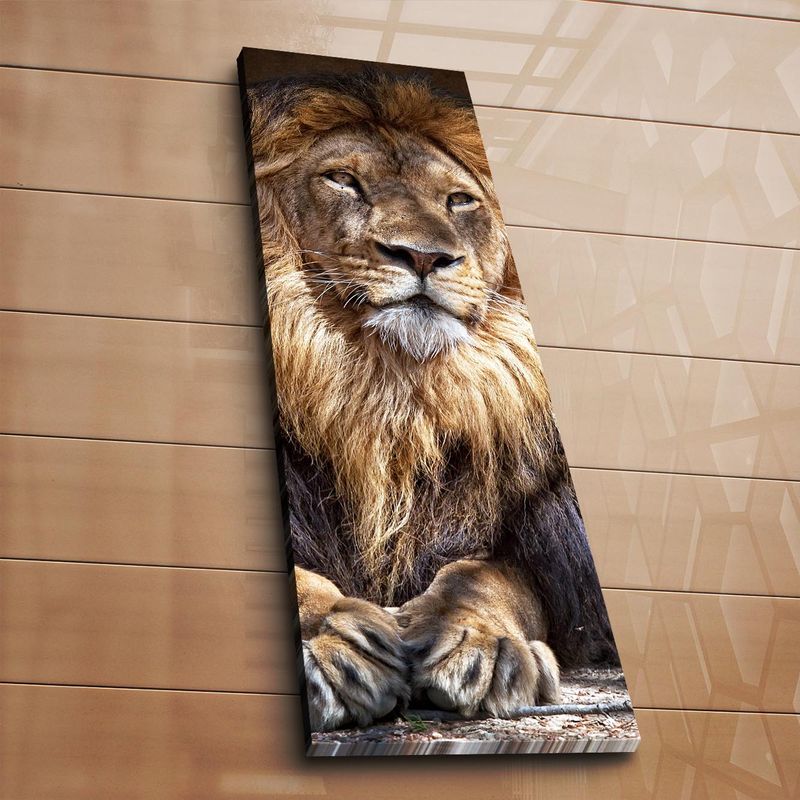 Casa si Gradina - Decoratiuni - Tablouri - Tablou canvas decorativ, Wallxpert, panza de caprioara, multicolor, 30x90 cm, 237HRZ1273 - Infinity.ro