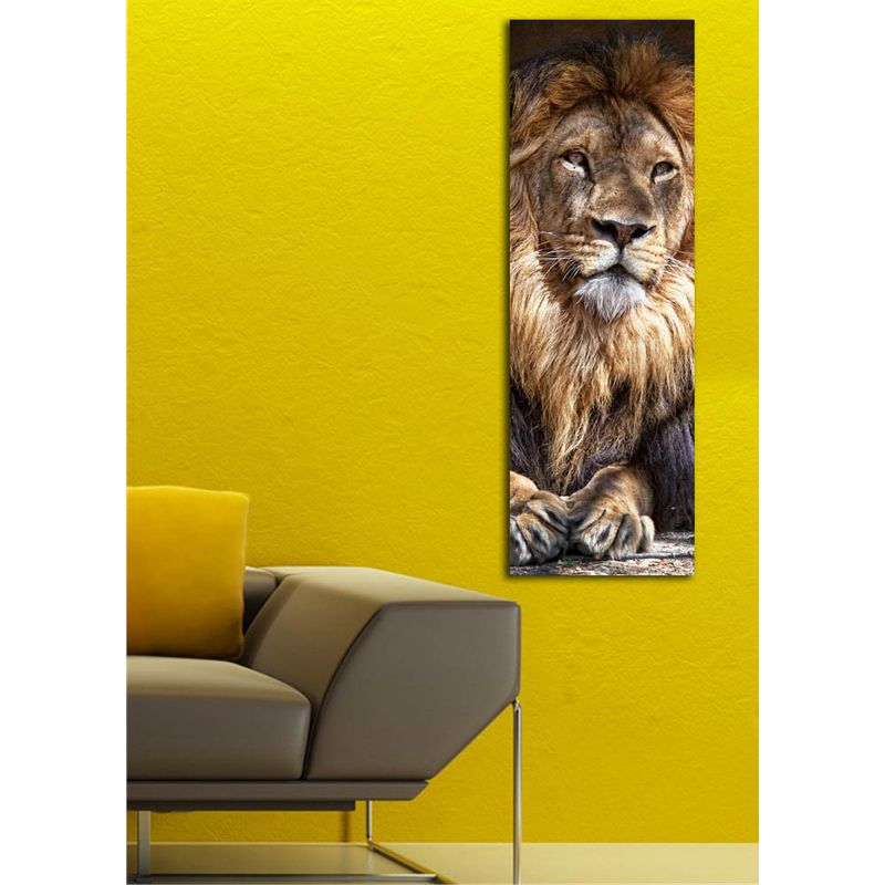 Casa si Gradina - Decoratiuni - Tablouri - Tablou canvas decorativ, Wallxpert, panza de caprioara, multicolor, 30x90 cm, 237HRZ1273 - Infinity.ro