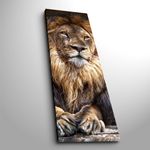 Casa si Gradina - Decoratiuni - Tablouri - Tablou canvas decorativ, Wallxpert, panza de caprioara, multicolor, 30x90 cm, 237HRZ1273 - Infinity.ro