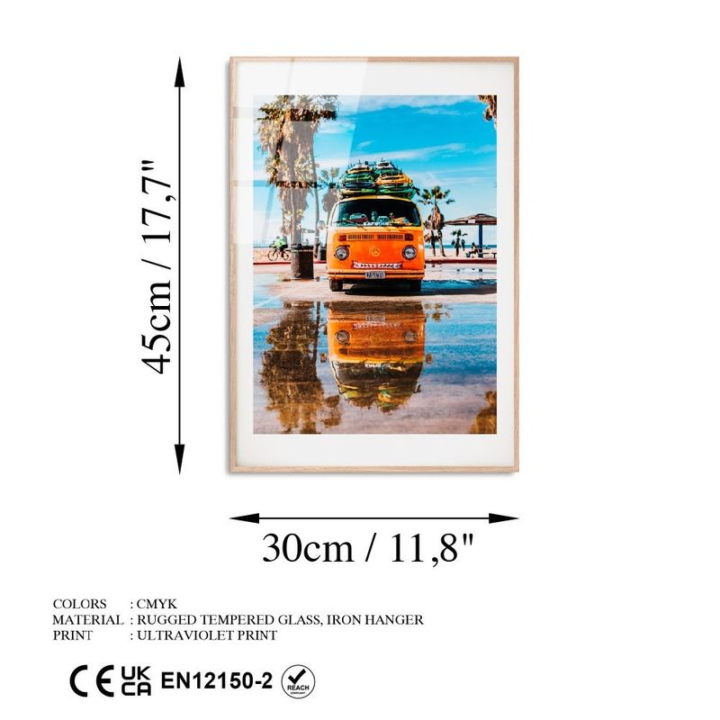 Casa si Gradina - Decoratiuni - Tablouri - Tablou decorativ, Wallxpert, sticla temperata, multicolor, 30x45 cm, 123BZM2568 - Infinity.ro