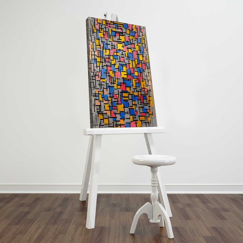 Casa si Gradina - Decoratiuni - Tablouri - Tablou canvas decorativ, Wallxpert, panza piele de caprioara, multicolor, 45x70 cm, rama lemn, 249CVT1439 - Infinity.ro