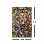 Casa si Gradina - Decoratiuni - Tablouri - Tablou canvas decorativ, Wallxpert, panza piele de caprioara, multicolor, 45x70 cm, rama lemn, 249CVT1439 - Infinity.ro