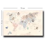 Casa si Gradina - Decoratiuni - Tablouri - Tablou decorativ, Wallxpert, panza, multicolor, 45x70 cm, 615LBY1251 - Infinity.ro