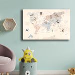 Casa si Gradina - Decoratiuni - Tablouri - Tablou decorativ, Wallxpert, panza, multicolor, 45x70 cm, 615LBY1251 - Infinity.ro