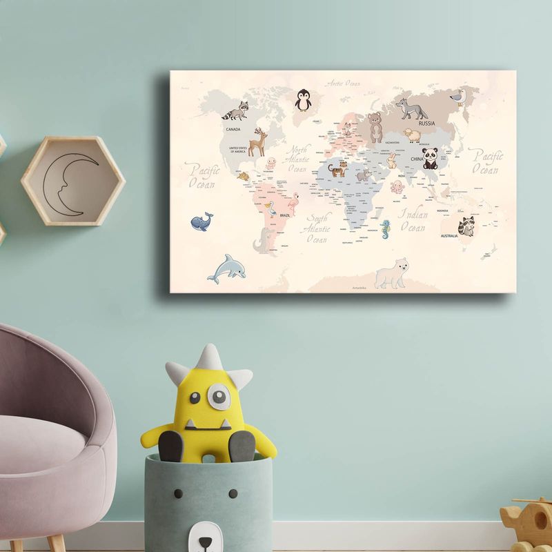 Casa si Gradina - Decoratiuni - Tablouri - Tablou decorativ, Wallxpert, panza, multicolor, 45x70 cm, 615LBY1251 - Infinity.ro