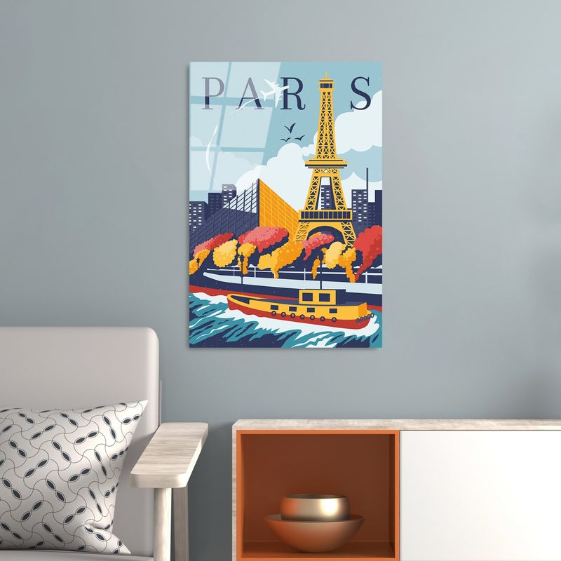 Casa si Gradina - Decoratiuni - Tablouri - Tablou decorativ, Wallxpert, sticla temperata, multicolor, 30x45 cm, 123BZM2514 - Infinity.ro