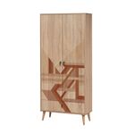 Casa si Gradina - Mobilier - Dulapuri si sifoniere - Sifoniere - Sifonier, Hanah Home, pal melaminat, multicolor, 80x45x190 cm, 863SPH4252 - Infinity.ro