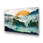 Casa si Gradina - Decoratiuni - Tablouri - Tablou decorativ din sticla temperata, Wallxpert, multicolor, 70x100 cm, 4 mm, 123BZM1291 - Infinity.ro