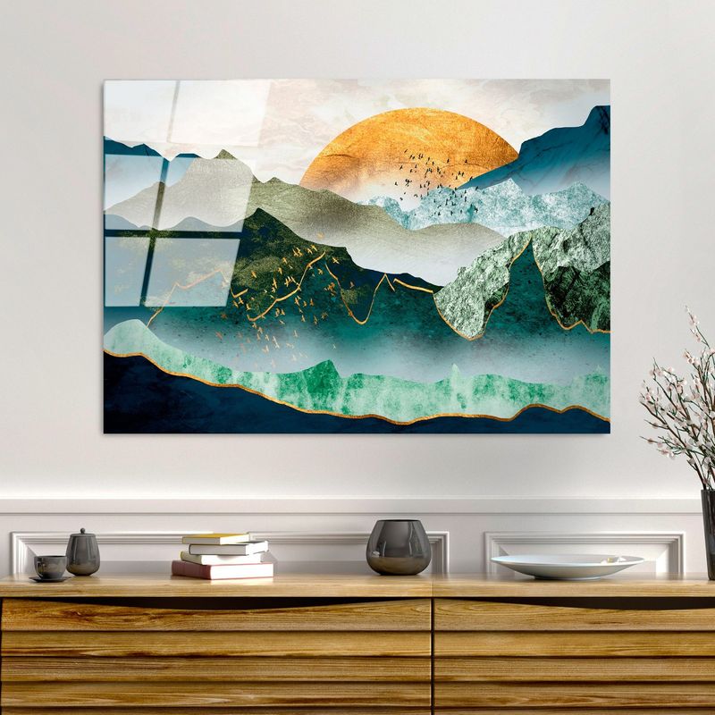 Casa si Gradina - Decoratiuni - Tablouri - Tablou decorativ din sticla temperata, Wallxpert, multicolor, 70x100 cm, 4 mm, 123BZM1291 - Infinity.ro