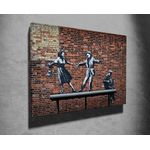 Casa si Gradina - Decoratiuni - Tablouri - Tablou canvas decorativ, Wallxpert, 50% bumbac 50% poliester, multicolor, 70x100 cm, rama lemn, 966BRS1158 - Infinity.ro
