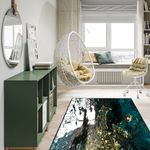 Casa si Gradina - Textile si covoare - Covoare - Covorase intrare - Covoras de intrare, Conceptum Hypnose, multicolor, 80x150 cm, 100% poliester, antiderapant, antibacterian, 593HFT1246 - Infinity.ro