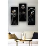 Casa si Gradina - Decoratiuni - Tablouri - Tablou decorativ, Wallxpert, mdf, multicolor, 70x50 cm, set 3 piese, 537MRV5190 - Infinity.ro