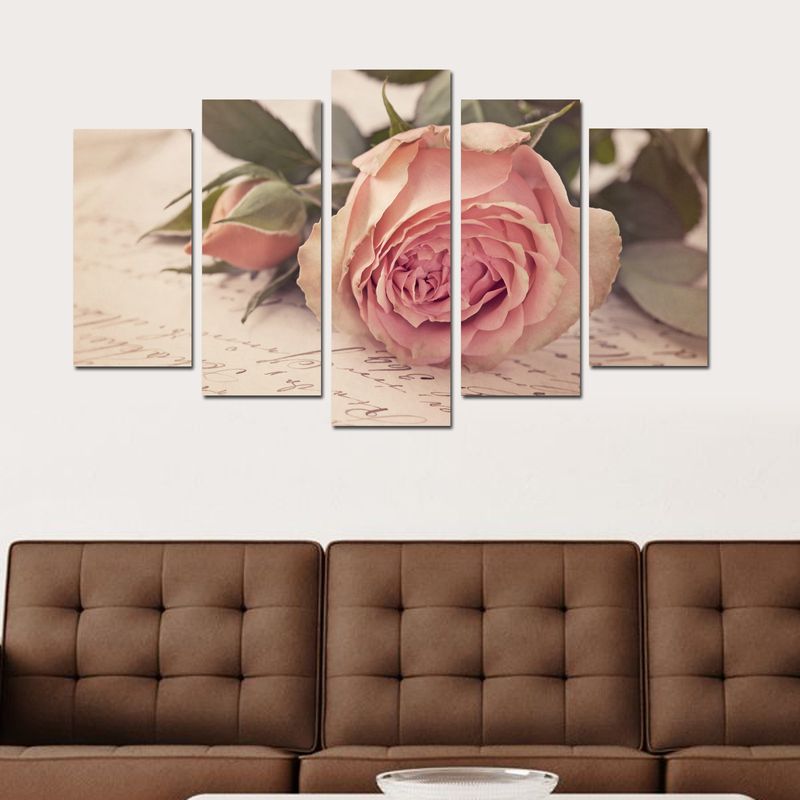 Casa si Gradina - Decoratiuni - Tablouri - Tablou decorativ 5 piese, Wallxpert, mdf, multicolor, 110x60 cm, 223CHR1922 - Infinity.ro