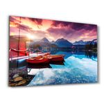 Casa si Gradina - Decoratiuni - Tablouri - Tablou decorativ, Wallxpert, sticla temperata, multicolor, 46x72 cm, 672BRS1765 - Infinity.ro
