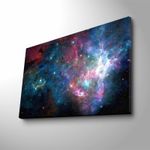 Casa si Gradina - Electrice - Tablouri electrice si accesorii - Tablou canvas cu led, Wallxpert, panza piele de caprioara, multicolor, 45x70 cm, 254LED4345 - Infinity.ro
