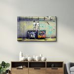 Casa si Gradina - Decoratiuni - Tablouri - Tablou decorativ din sticla temperata, Wallxpert, multicolor, 46x72 cm, 672BRS4627 - Infinity.ro
