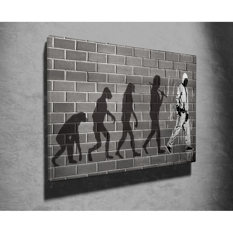 Casa si Gradina - Decoratiuni - Tablouri - Tablou canvas decorativ, Wallxpert, multicolor, 50x70 cm, 50% bumbac 50% poliester, rama lemn, 966BRS1187 - Infinity.ro