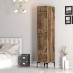 Casa si Gradina - Mobilier - Dulapuri si sifoniere - Sifoniere - Sifonier, Hanah Home, pal melaminat, nuc, 40x47.5x201.4 cm, 845HCT5402 - Infinity.ro