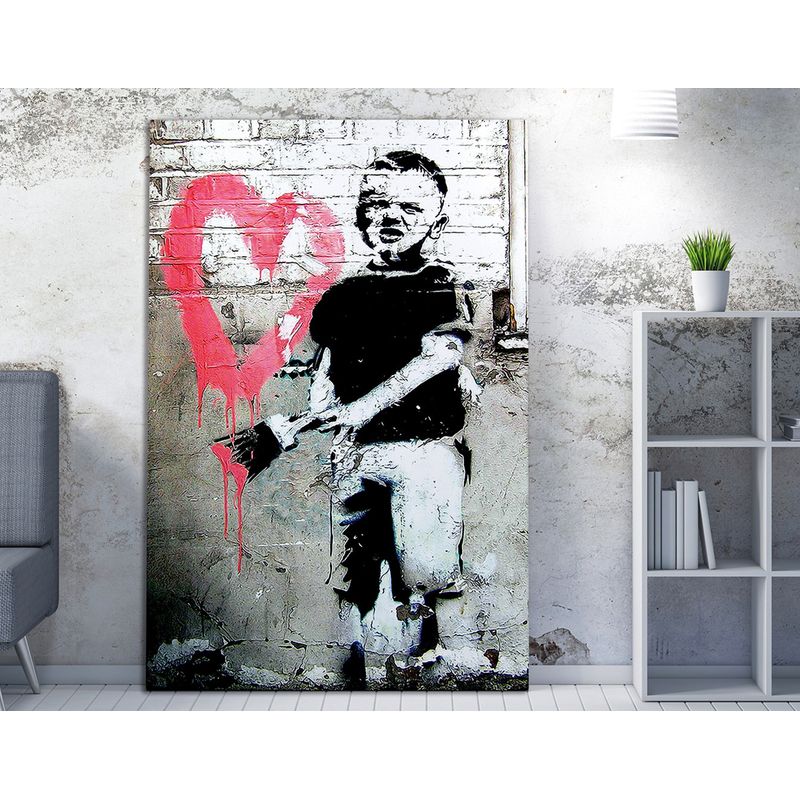 Casa si Gradina - Decoratiuni - Tablouri - Tablou canvas decorativ, Wallxpert, multicolor, 50x70 cm, 50% bumbac 50% poliester, rama lemn, 966BRS1173 - Infinity.ro