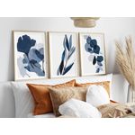 Casa si Gradina - Decoratiuni - Tablouri - Tablou decorativ inramat, Wallxpert, mdf si lemn masiv, multicolor, 50x70 cm, set 3 piese, 693BSE1510 - Infinity.ro