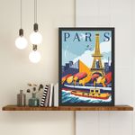 Casa si Gradina - Decoratiuni - Tablouri - Tablou decorativ inramat, Wallxpert, mdf, multicolor, 40x55 cm, 617CLT1426 - Infinity.ro