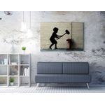 Casa si Gradina - Decoratiuni - Tablouri - Tablou decorativ pe panza, Wallxpert, multicolor, 50x70 cm, 50% bumbac 50% poliester, rama lemn, 966BRS1167 - Infinity.ro